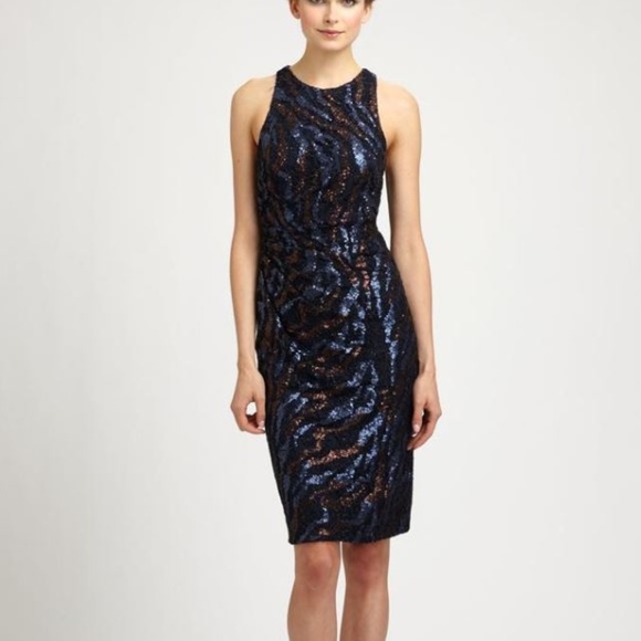 David Meister Dresses & Skirts - David Meister Navy Sequin Dress
